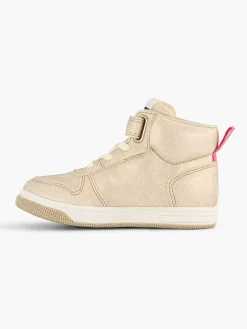Cupcake Couture Jongensschoenen-Gouden Hoge Sneaker