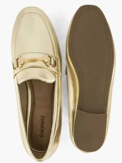 Graceland Instappers-Gouden Loafer Sierketting