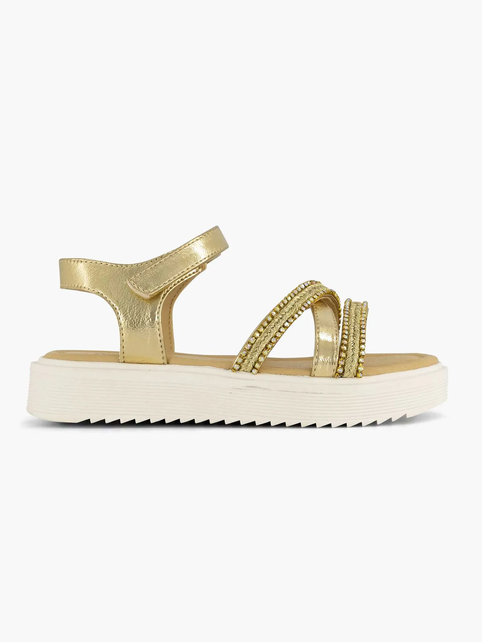 Oxmox Jongensschoenen-Gouden Platform Sandaal