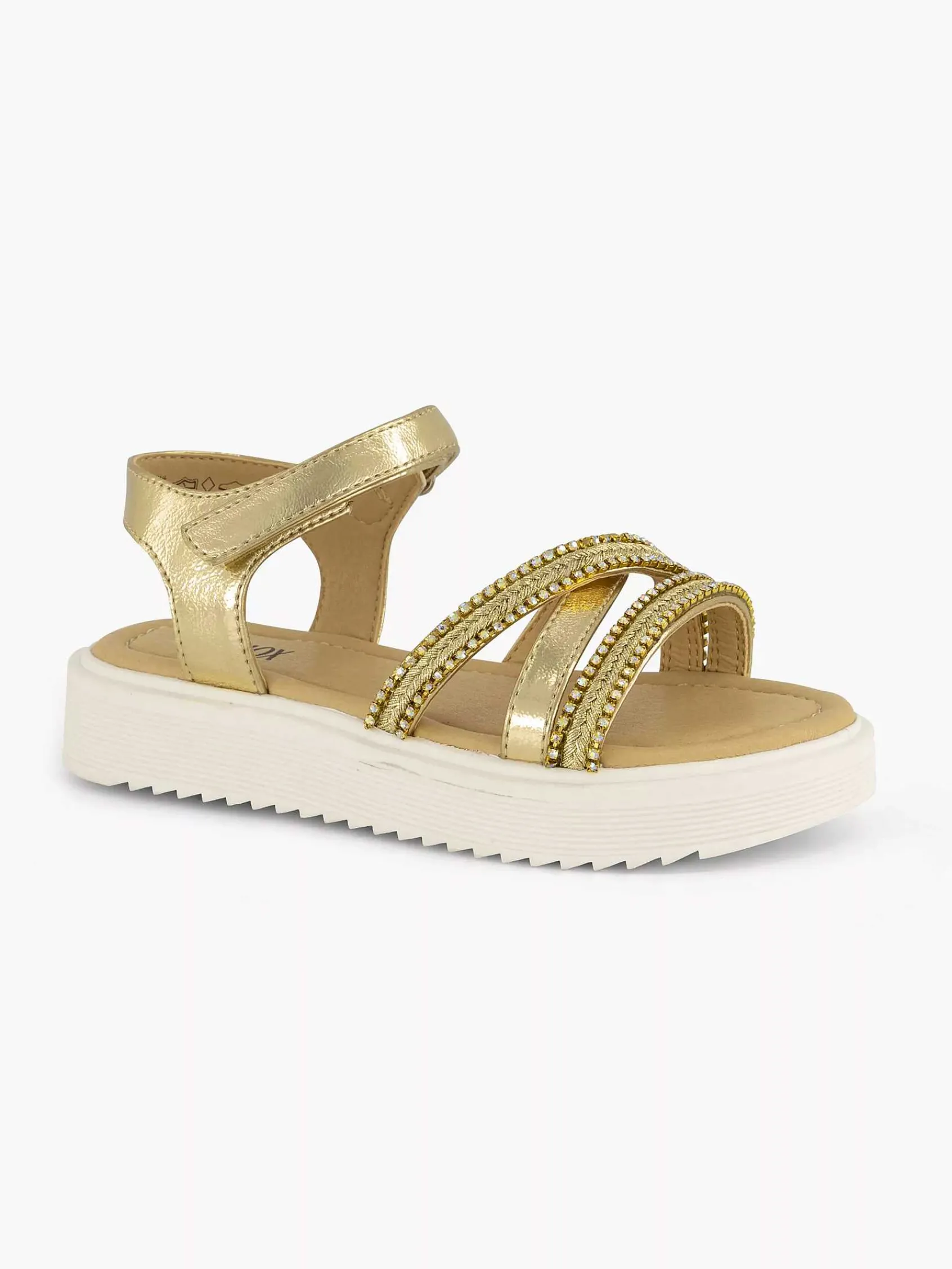 Oxmox Jongensschoenen-Gouden Platform Sandaal