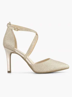 Graceland Pumps-Gouden Pump Glitter