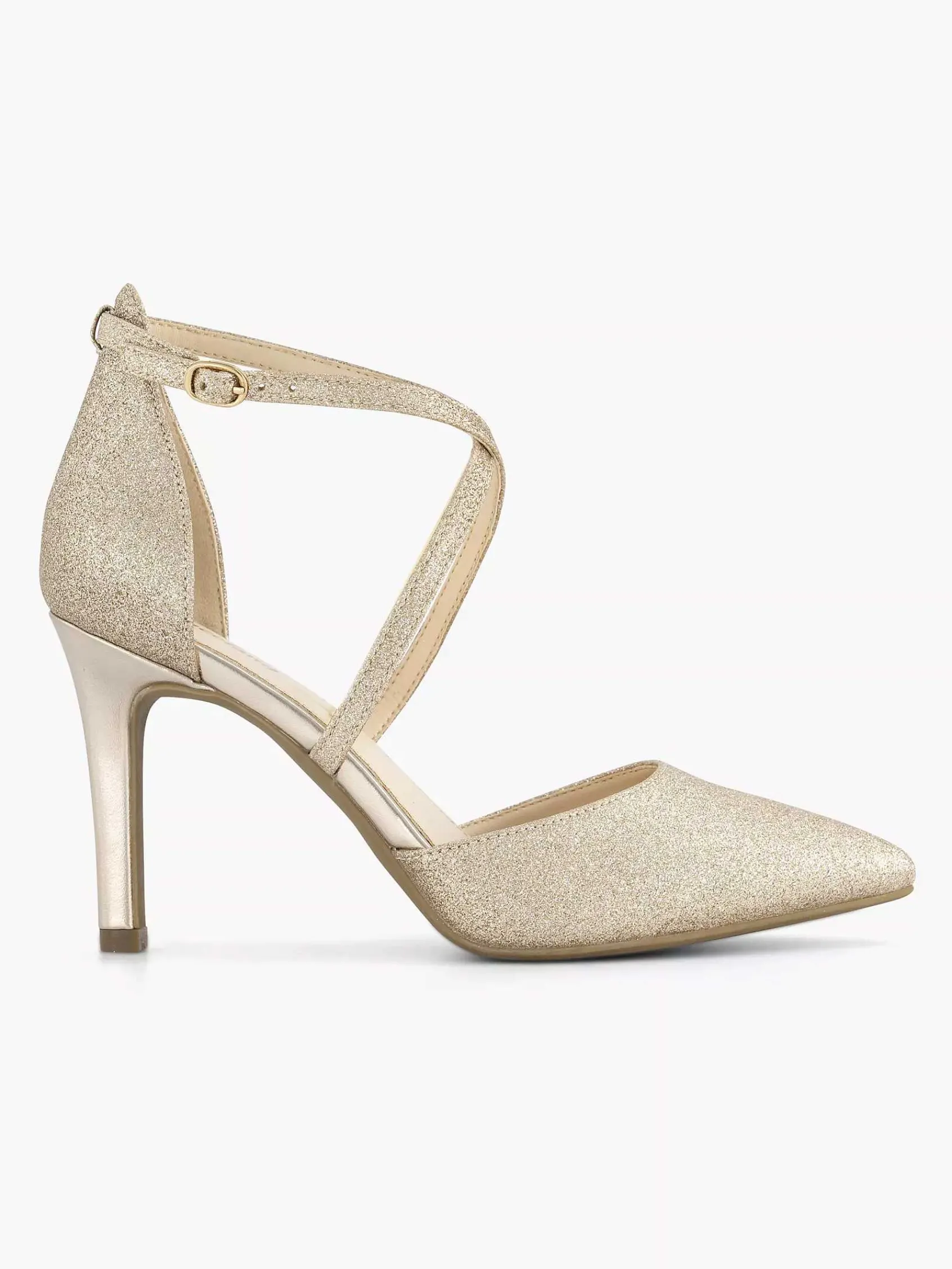 Graceland Pumps-Gouden Pump Glitter