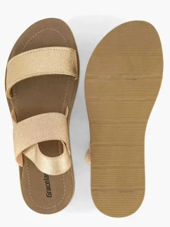 Graceland Sandalen-Gouden Sandaal