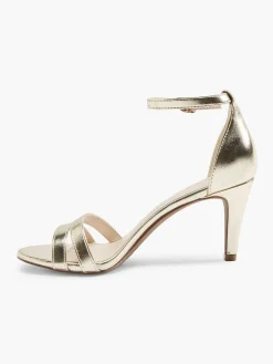 Graceland Hoge Hakken-Gouden Sandalette Metallic