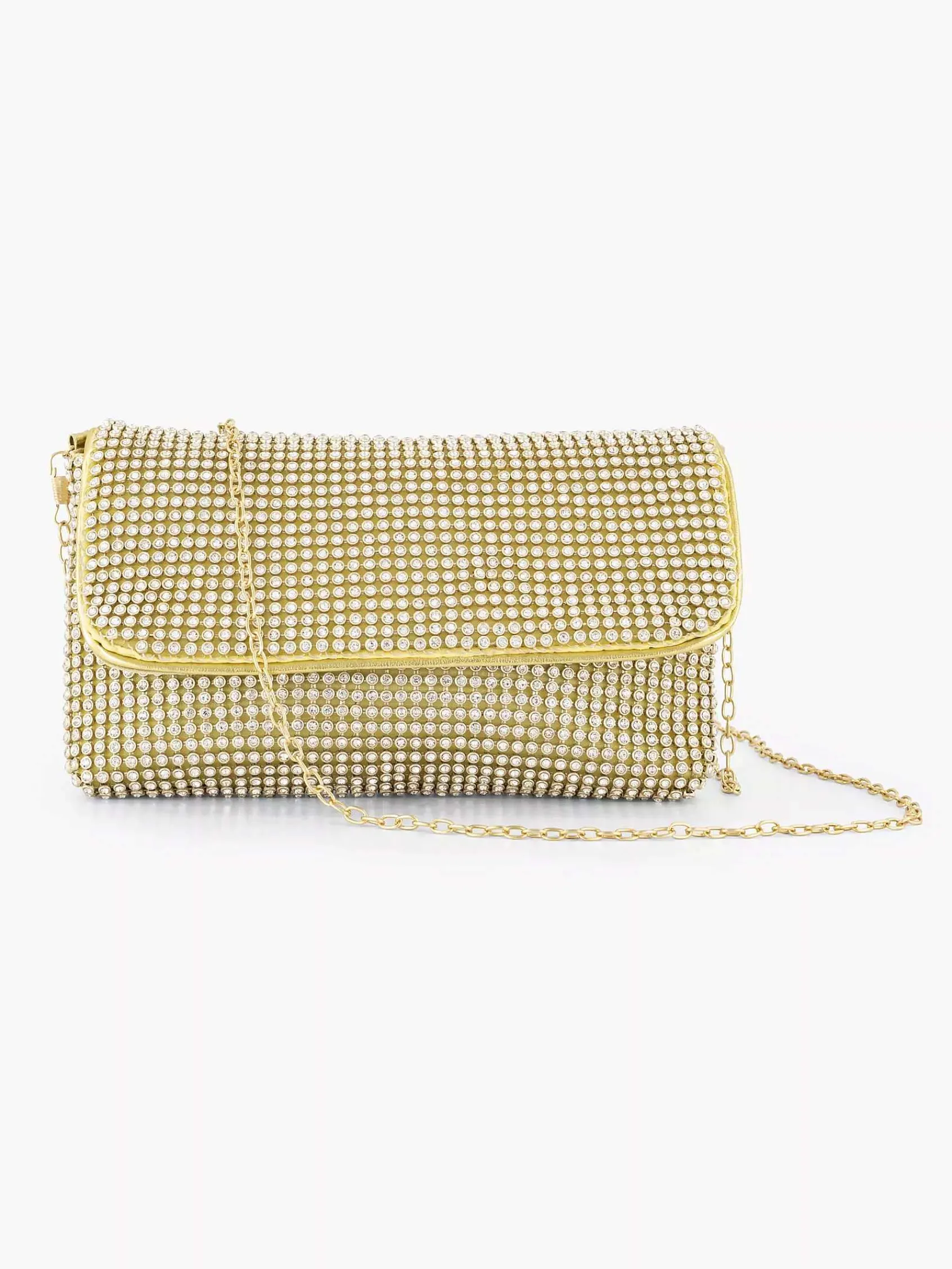 Graceland Online Exclusive Accessoires-Gouden Schoudertas Steentjes
