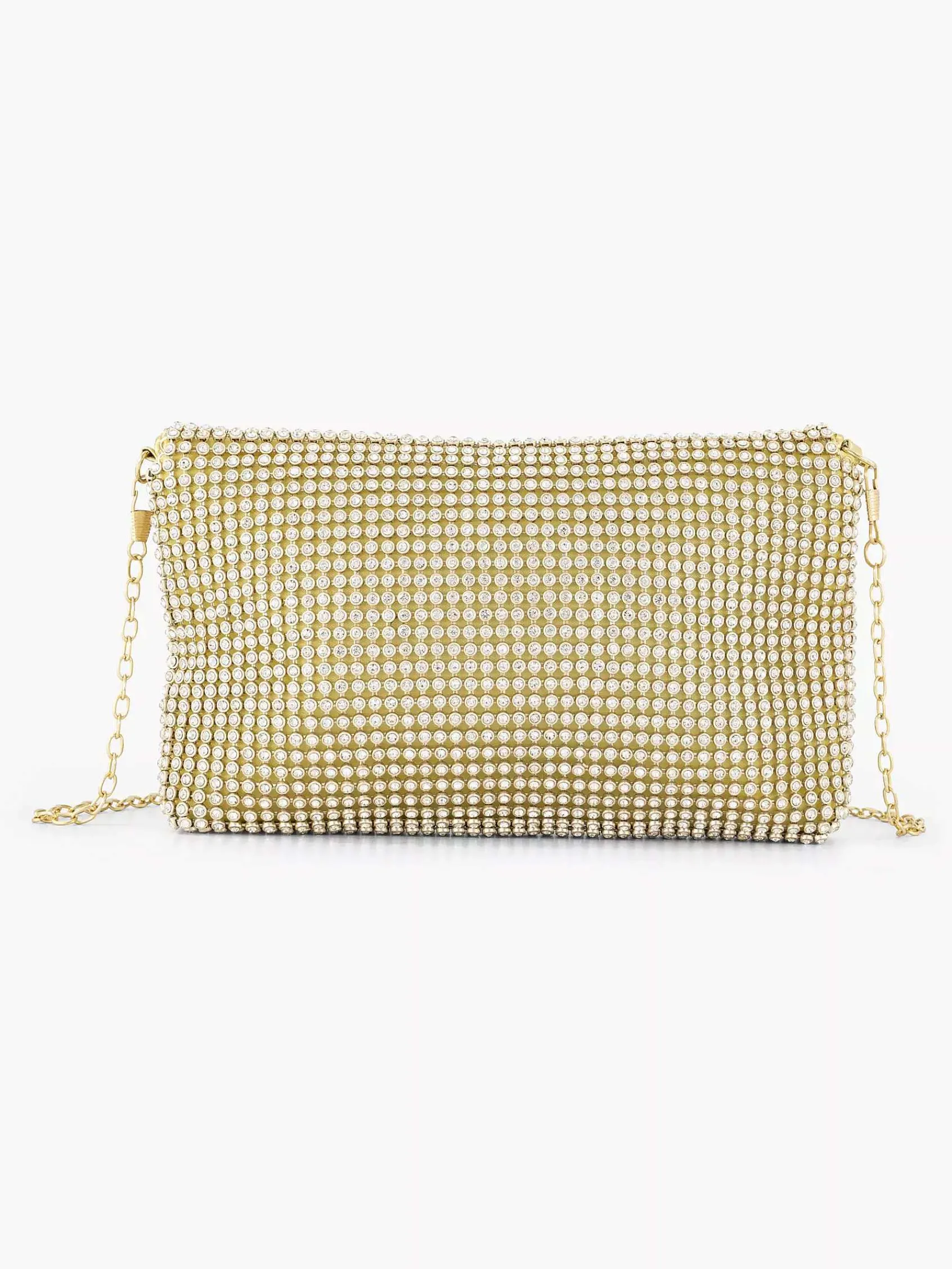 Graceland Online Exclusive Accessoires-Gouden Schoudertas Steentjes