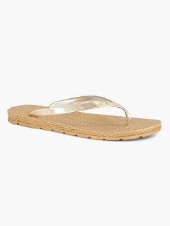 Blue Fin Slippers-Gouden Teenslipper