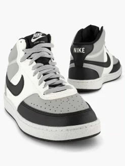 Nike Sneakers-Grijze Court Vision Mid Next Nature