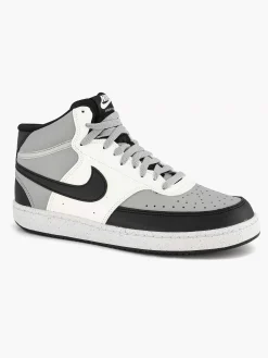 Nike Sneakers-Grijze Court Vision Mid Next Nature