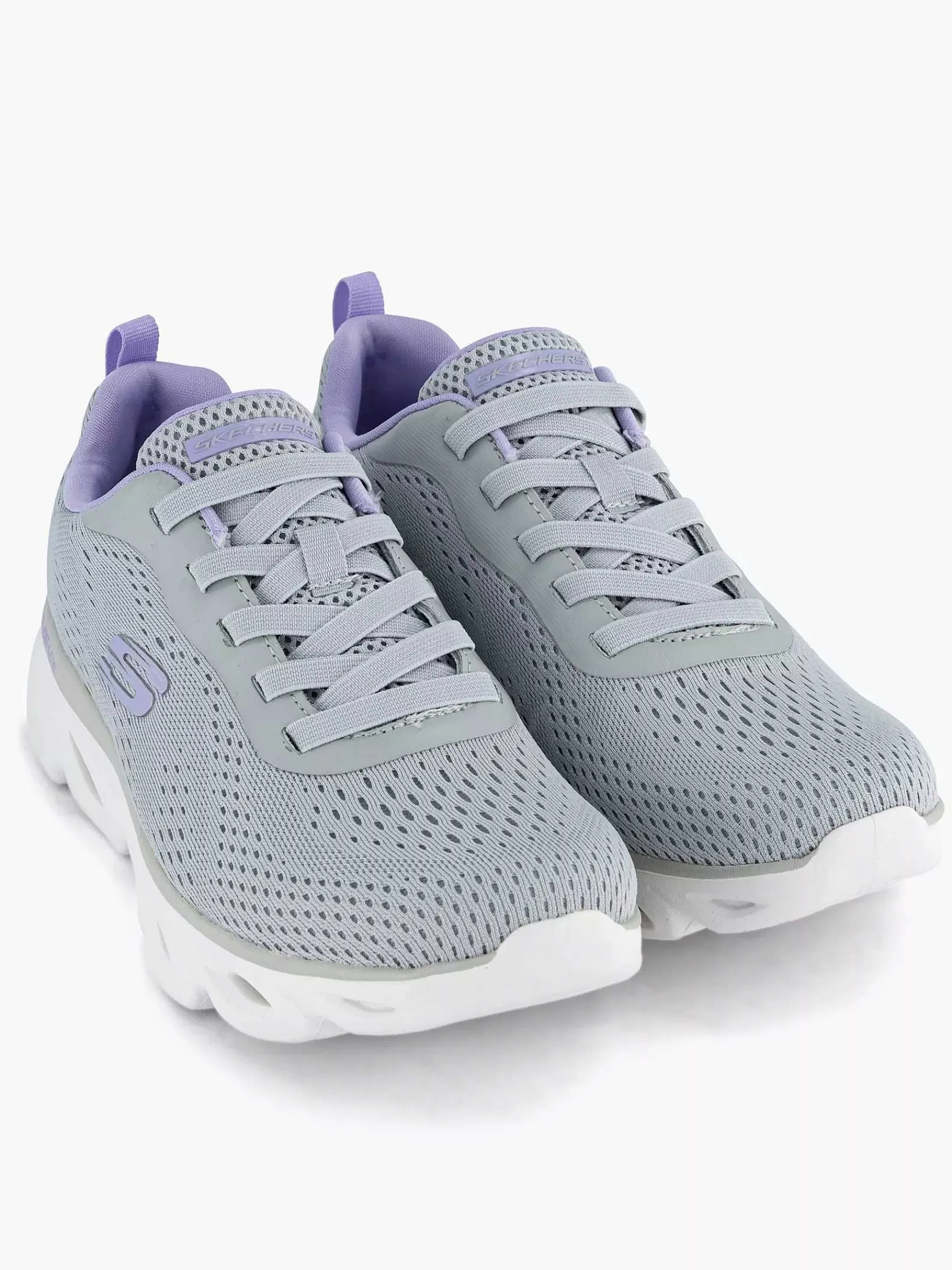 Skechers Sneakers-Grijze Glide - Lite - Back Slide