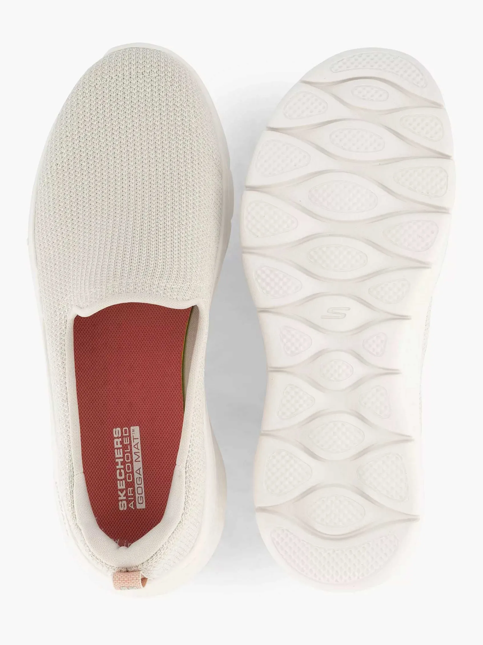 Skechers Instappers-Grijze Go Walk Flex - Fashing Stars