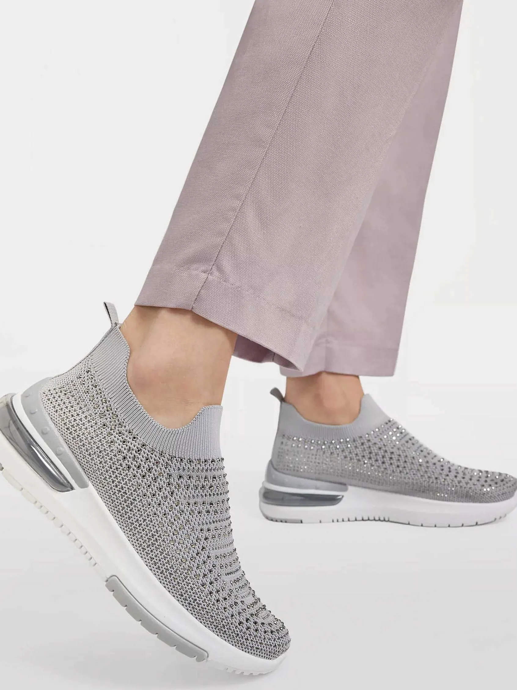 Graceland Sneakers-Grijze Instapper