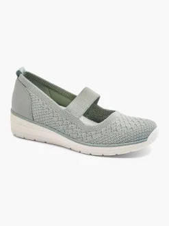 Easy Street Comfort Schoenen-Grijze Instapper Sleehak
