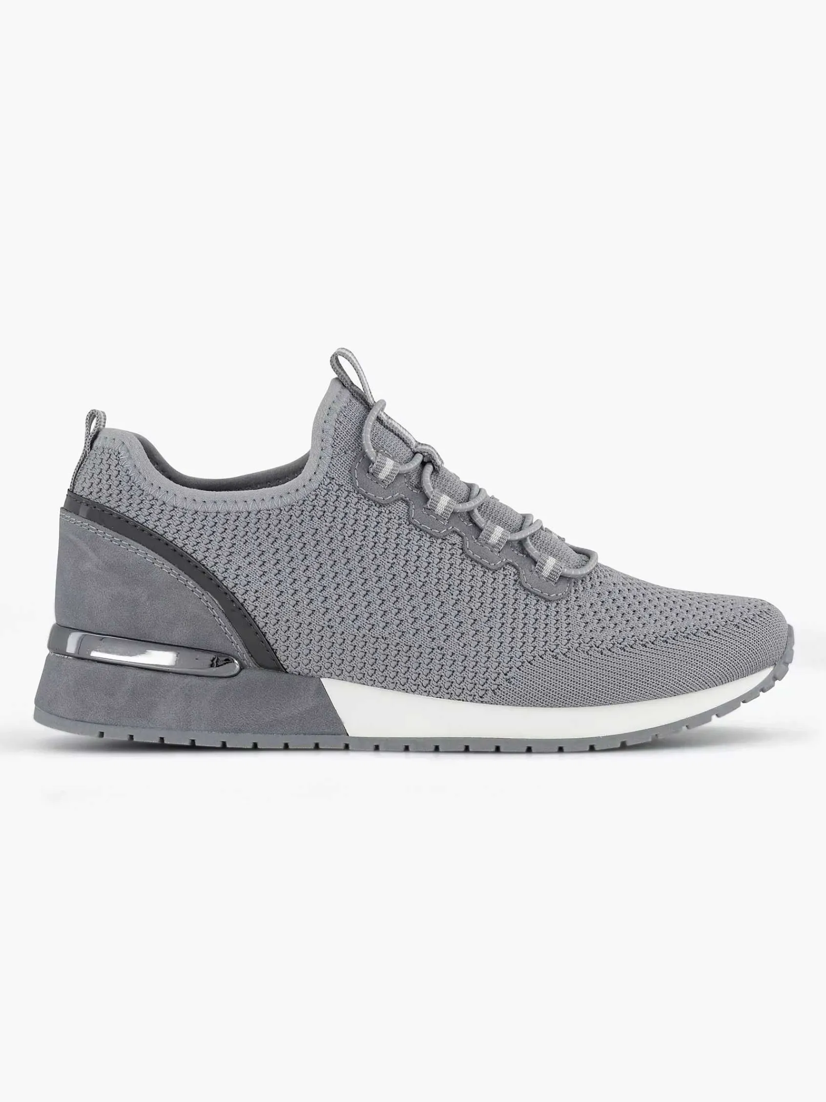 Graceland Instappers-Grijze Instap Sneaker