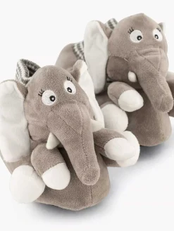 Bobbi-Shoes Jongensschoenen-Grijze Pantoffel Olifant