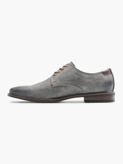 AM SHOE Geklede Schoenen-Grijze Veterschoen