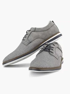 AM SHOE Geklede Schoenen-Grijze Veterschoen