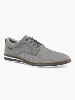 AM SHOE Geklede Schoenen-Grijze Veterschoen