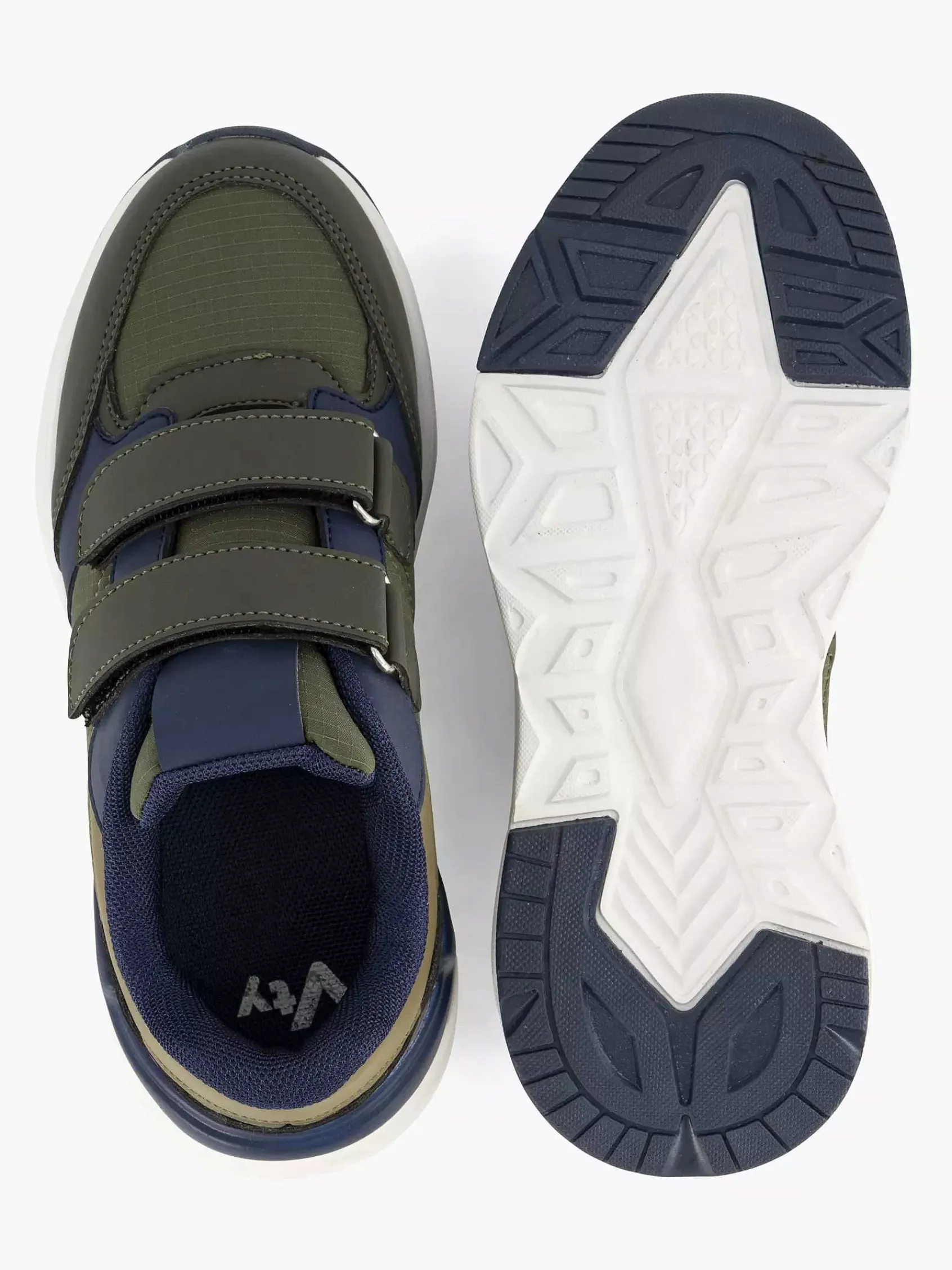 Vty Jongensschoenen-Groene Chunky Sneaker