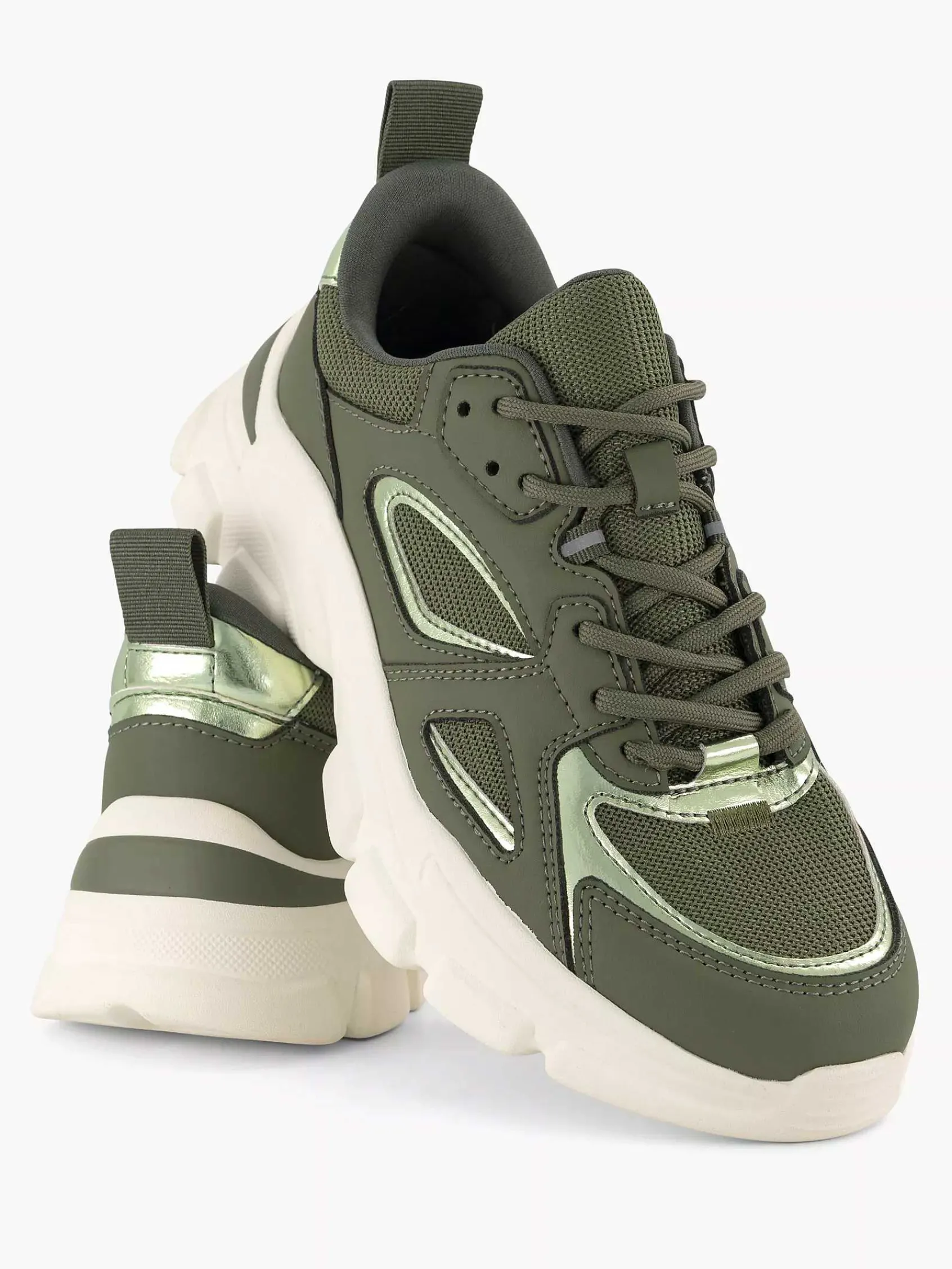 Oxmox Sneakers-Groene Chunky Sneaker