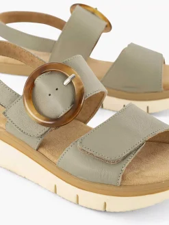 Medicus Comfort Schoenen-Groene Comfort Sandaal