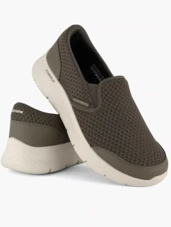 Skechers Instappers-Groene Go Walk Flex - Request