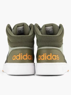 adidas Sneakers-Groene Hoops 3.0 Mid