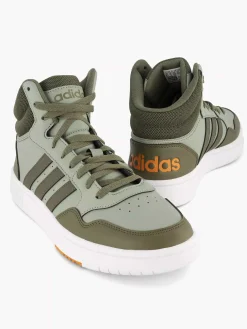 adidas Sneakers-Groene Hoops 3.0 Mid