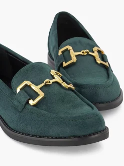 Graceland Instappers-Groene Loafer Sierketting