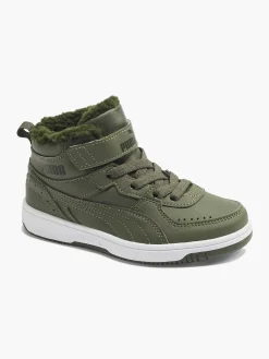 Puma Jongensschoenen-Groene Rebound Joy Fur Ps