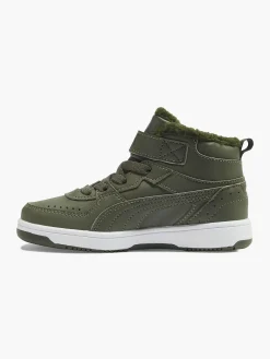 Puma Jongensschoenen-Groene Rebound Joy Fur Ps