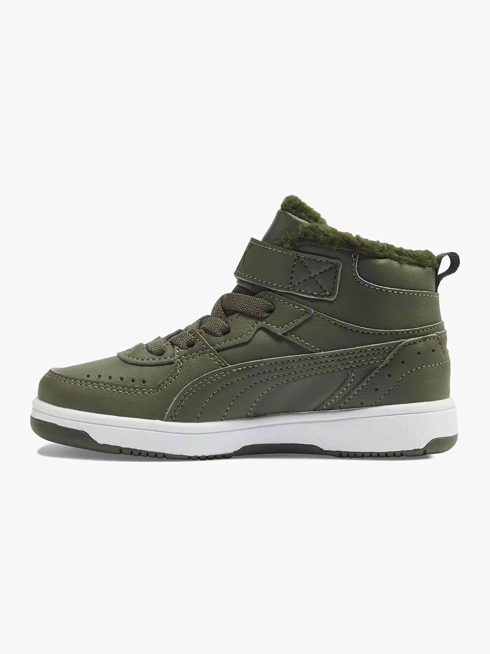 Puma Jongensschoenen-Groene Rebound Joy Fur Ps