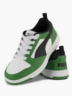 Puma Babyschoenen-Groene Rebound V6 Lo Ac Ps
