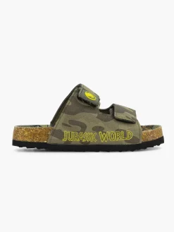 Jurassic World Jongensschoenen-Groene Slipper