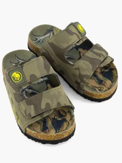 Jurassic World Jongensschoenen-Groene Slipper
