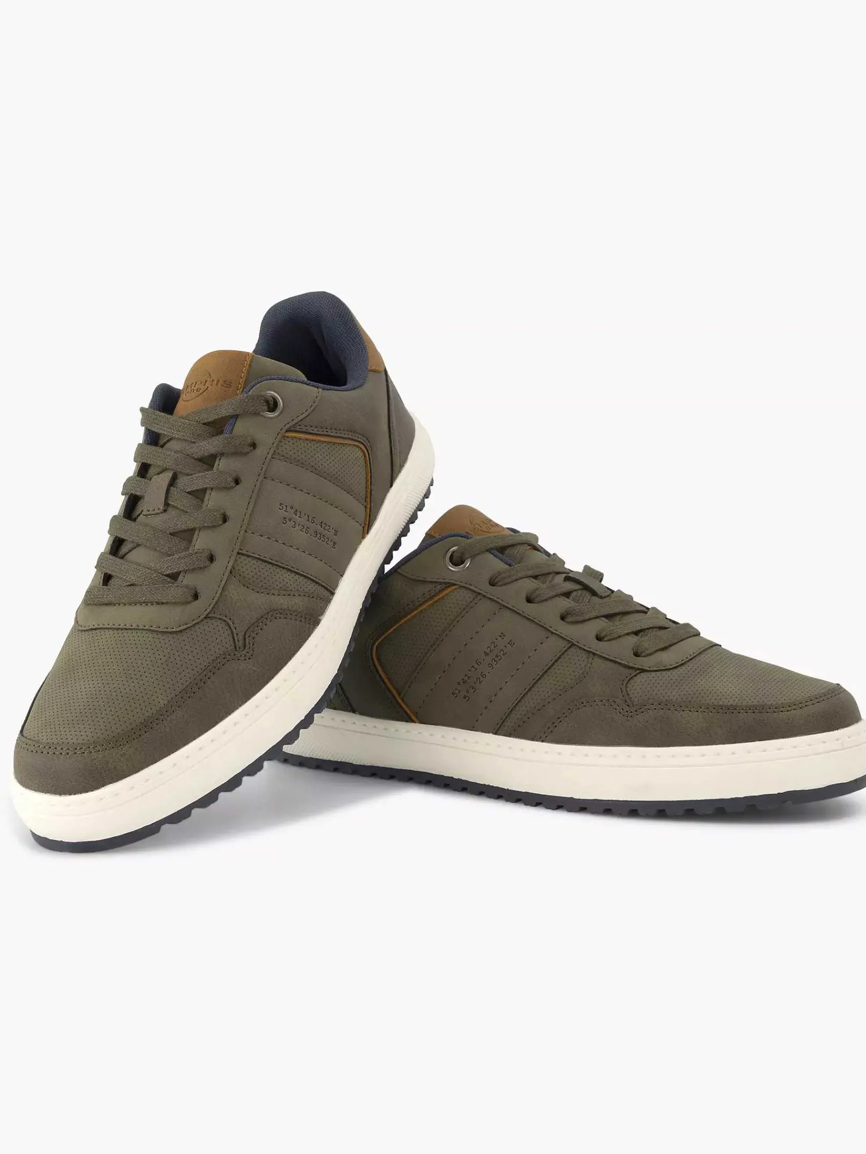 Memphis One Sneakers-Groene Sneaker Memory Foam