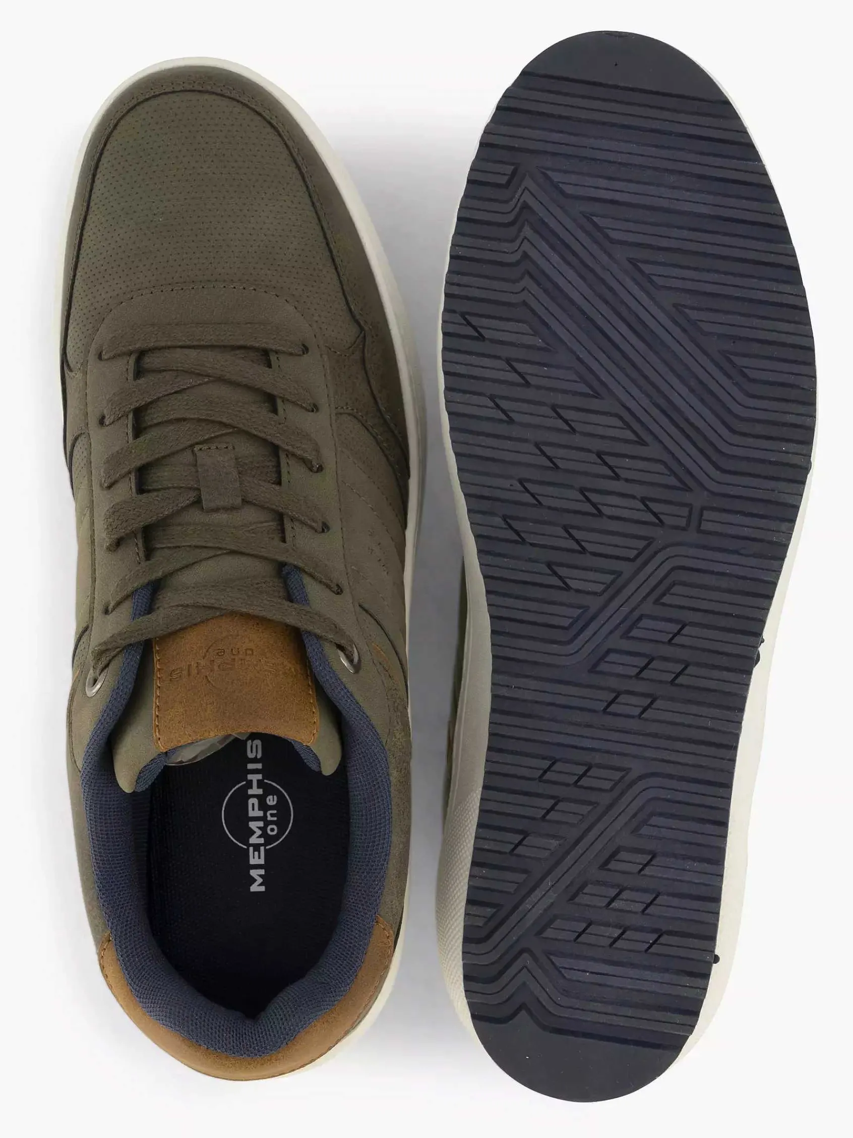 Memphis One Sneakers-Groene Sneaker Memory Foam