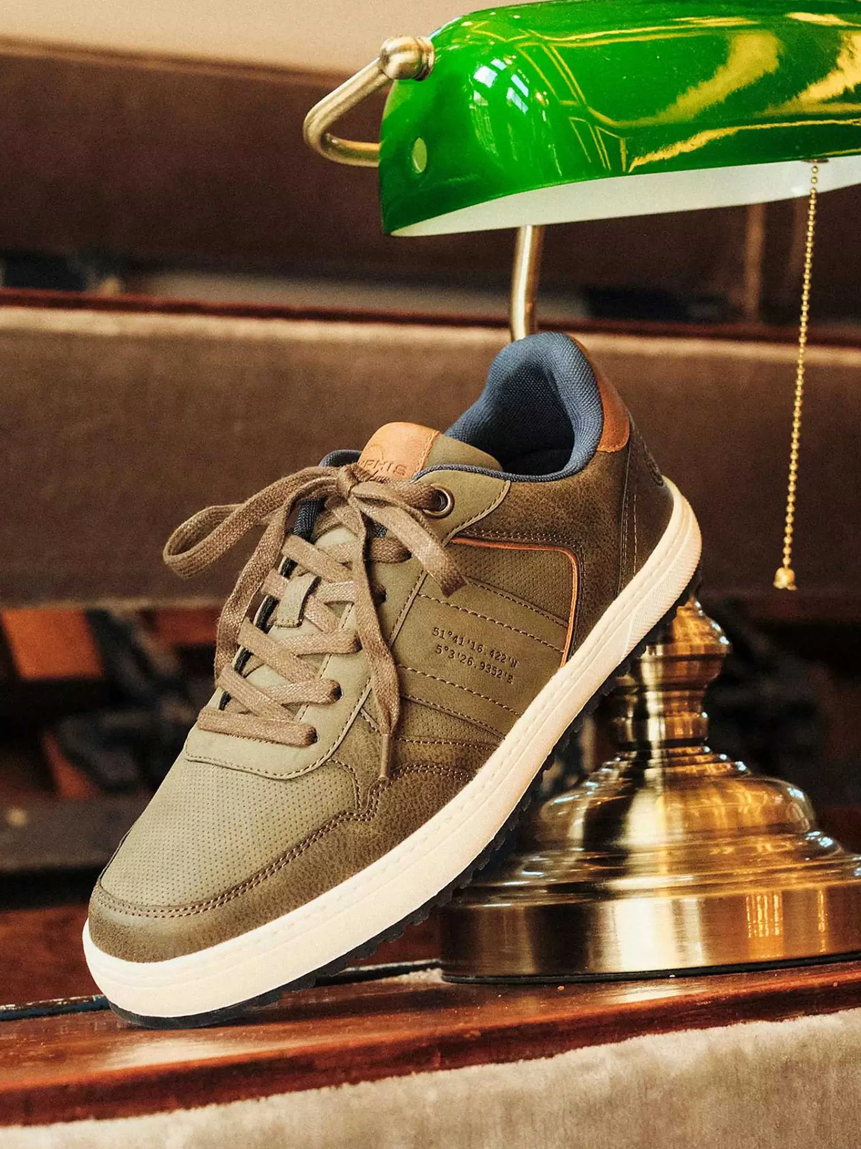 Memphis One Sneakers-Groene Sneaker Memory Foam