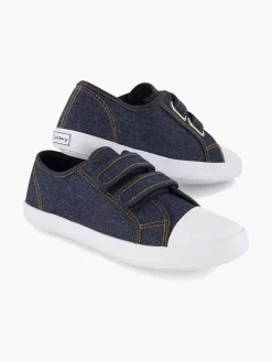 Vty Babyschoenen-Jeansblauwe Gymschoen Klittenband