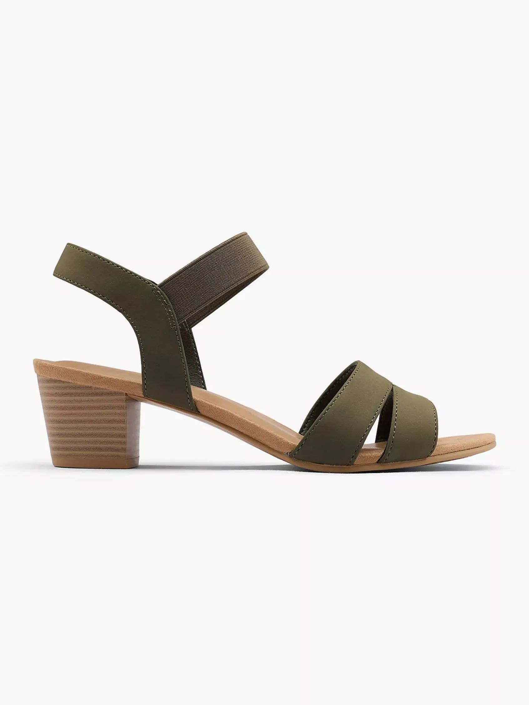 Graceland Sandalen-Khaki Sandalette