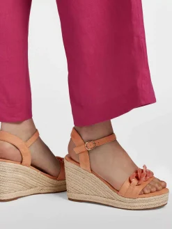 Graceland Sandalen-Koraal Sandaal Sleehak