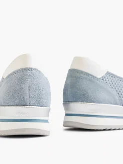 Medicus Comfort Schoenen-Lichtblauwe Comfort Instapper