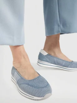 Medicus Comfort Schoenen-Lichtblauwe Comfort Instapper