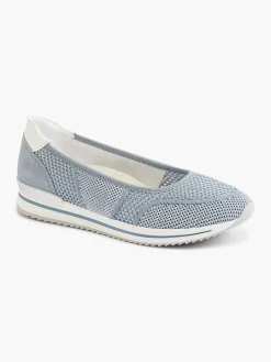 Medicus Comfort Schoenen-Lichtblauwe Comfort Instapper