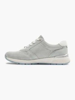Medicus Comfort Schoenen-Lichtblauwe Leren Sneaker