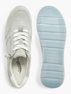 Medicus Comfort Schoenen-Lichtblauwe Leren Sneaker