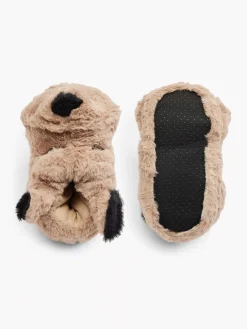 Vty Babyschoenen-Lichtbruine Pantoffel Hond
