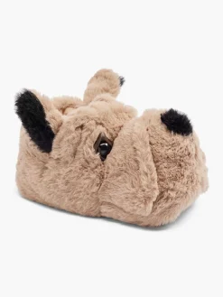 Vty Babyschoenen-Lichtbruine Pantoffel Hond