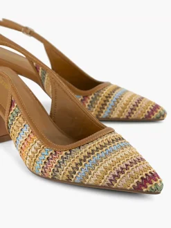 Graceland Pumps-Lichtbruine Slingback
