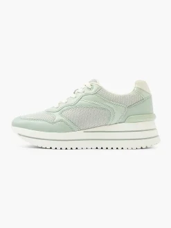 Graceland Sneakers-Lichtgroene Sneaker Platform